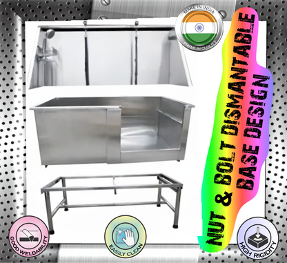 Kapspets Classic Dog Bath Tub with Staircase - KAP045CDBTS