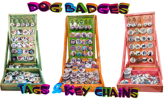 DOG BADGES - TAGS & KEY CHAINS